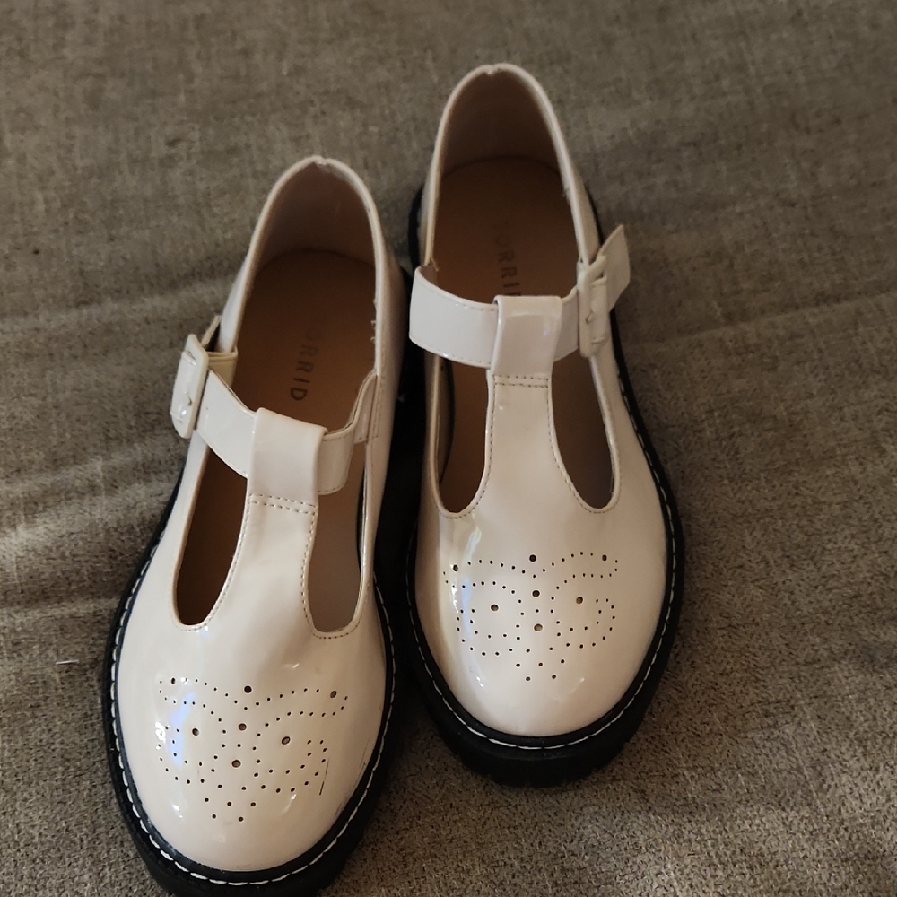 Torrid Cream T-Strap Flats